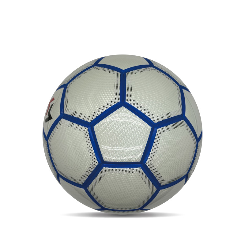 Kaksinkertainen peili räätälöityjä jalkapalloja kiiltävä henkilökohtainen jalkapallopallo virallinen koko 5