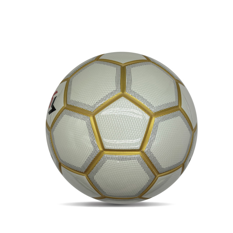 Kaksinkertainen peili räätälöityjä jalkapalloja kiiltävä henkilökohtainen jalkapallopallo virallinen koko 5