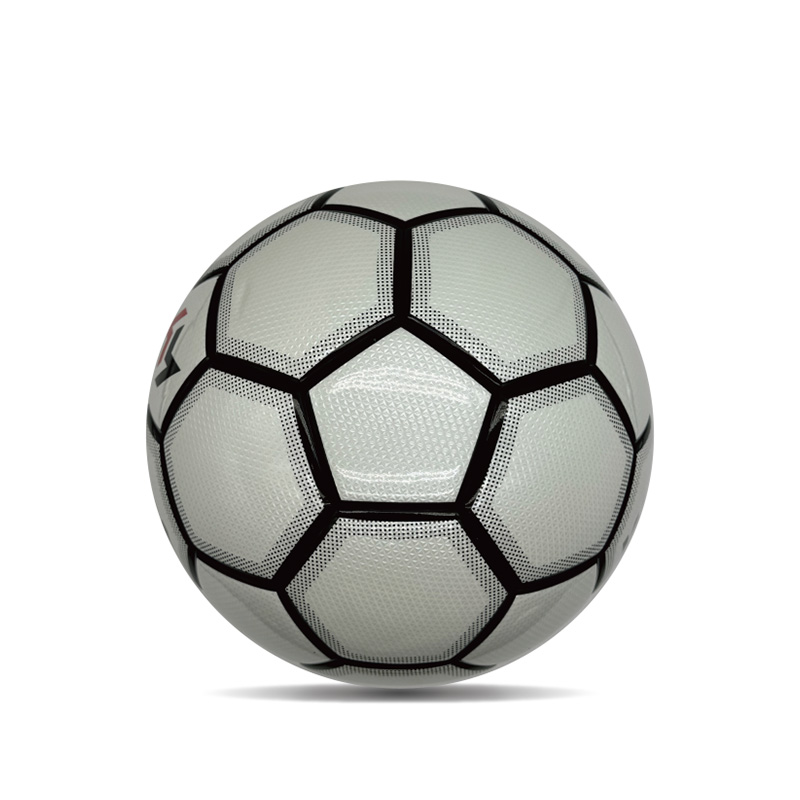 Kaksinkertainen peili räätälöityjä jalkapalloja kiiltävä henkilökohtainen jalkapallopallo virallinen koko 5