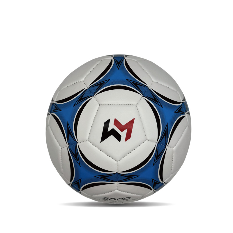 Pehmeä ja turvallinen PVC -jalkapallopelien harjoittelu Jalkapallojalkapallopallo 5 aikuisille ja lapsille