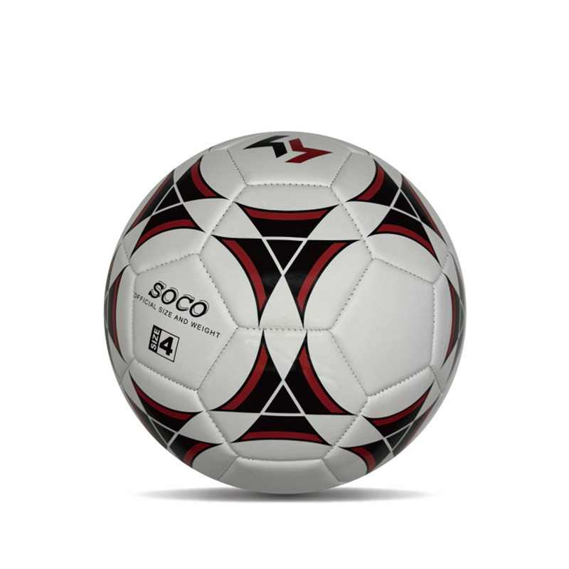Kestävä pehmeä kansi PVC Football Ball Custom Soccer Ball Virallinen vakiokoko 4