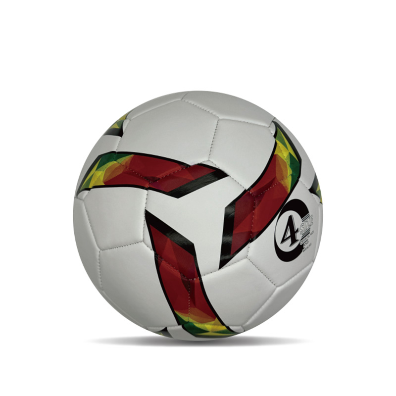Kestävä pehmeä kansi PVC Football Ball Custom Soccer Ball Virallinen vakiokoko 4