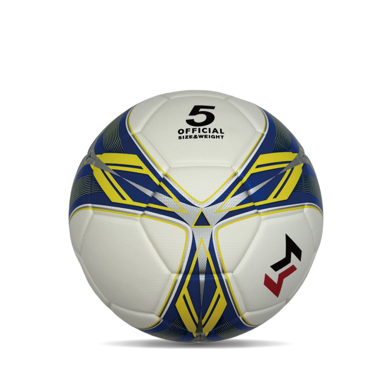 Diamond Pu Leather Professional Soccer Ball Virallinen koko 5 Mukautettu värikäs unisex Kestoble Training Football