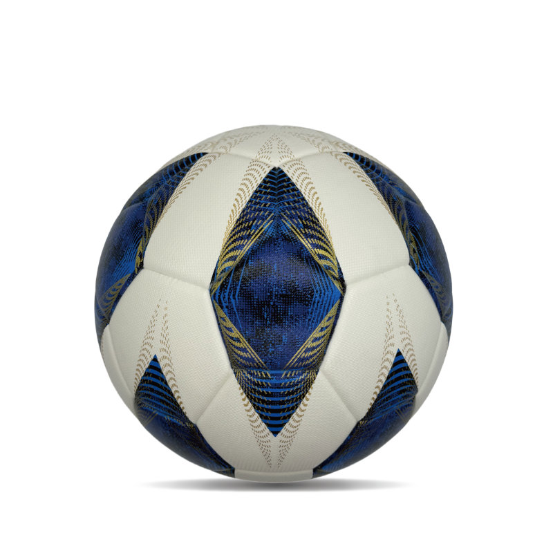 Diamond Pu Leather Professional Soccer Ball Virallinen koko 5 Mukautettu värikäs unisex Kestoble Training Football