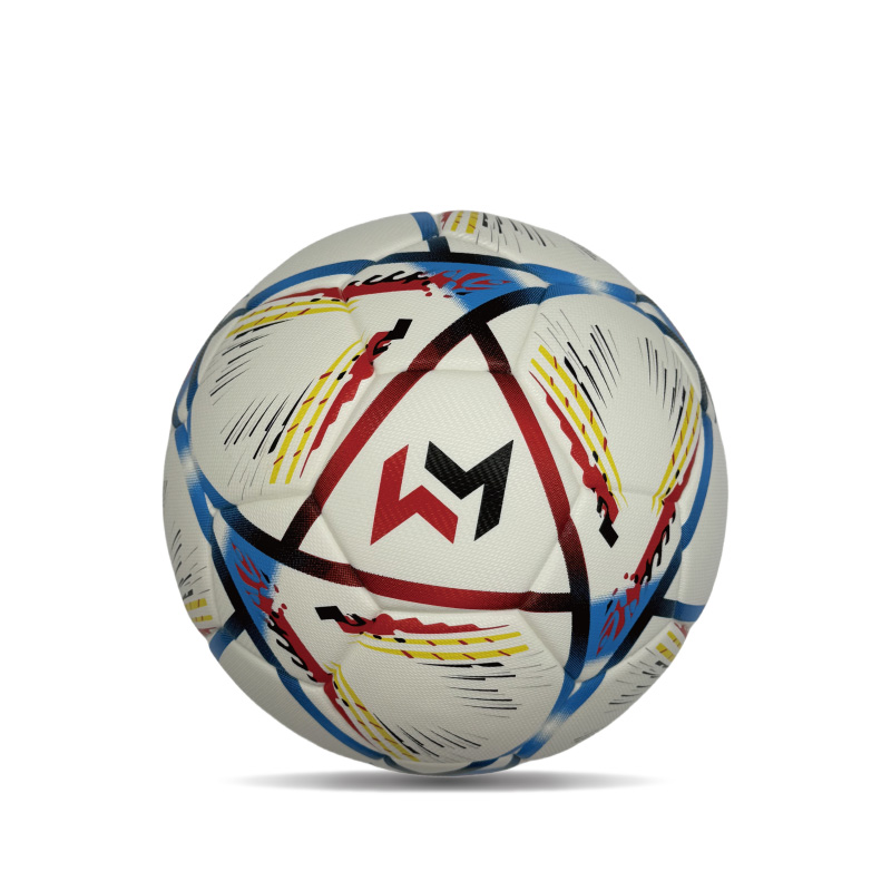 Diamond Pu Leather Professional Soccer Ball Virallinen koko 5 Mukautettu värikäs unisex Kestoble Training Football