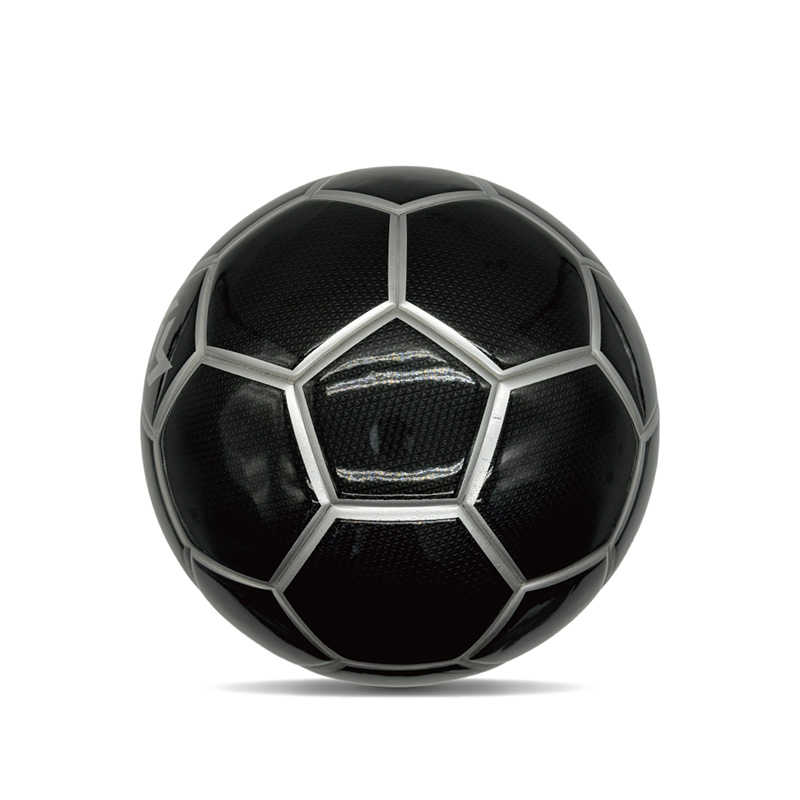 Kaksinkertainen peili räätälöityjä jalkapalloja kiiltävä henkilökohtainen jalkapallopallo virallinen koko 5