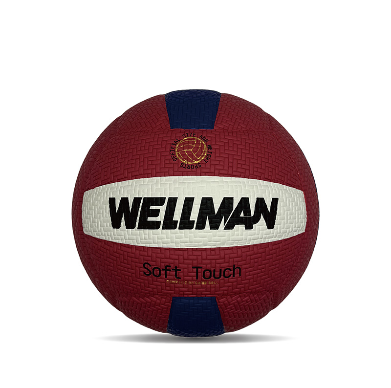 Kudottu kuvion kosteutta estävä urheilu alkuperäinen PU-nahkainen lentopallopallo
