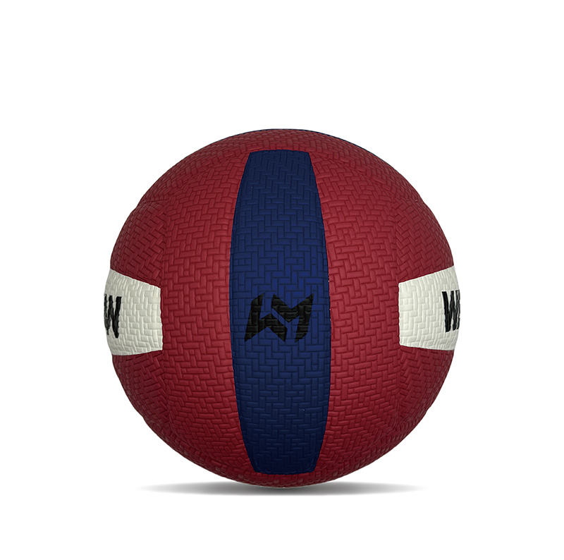 Kudottu kuvion kosteutta estävä urheilu alkuperäinen PU-nahkainen lentopallopallo